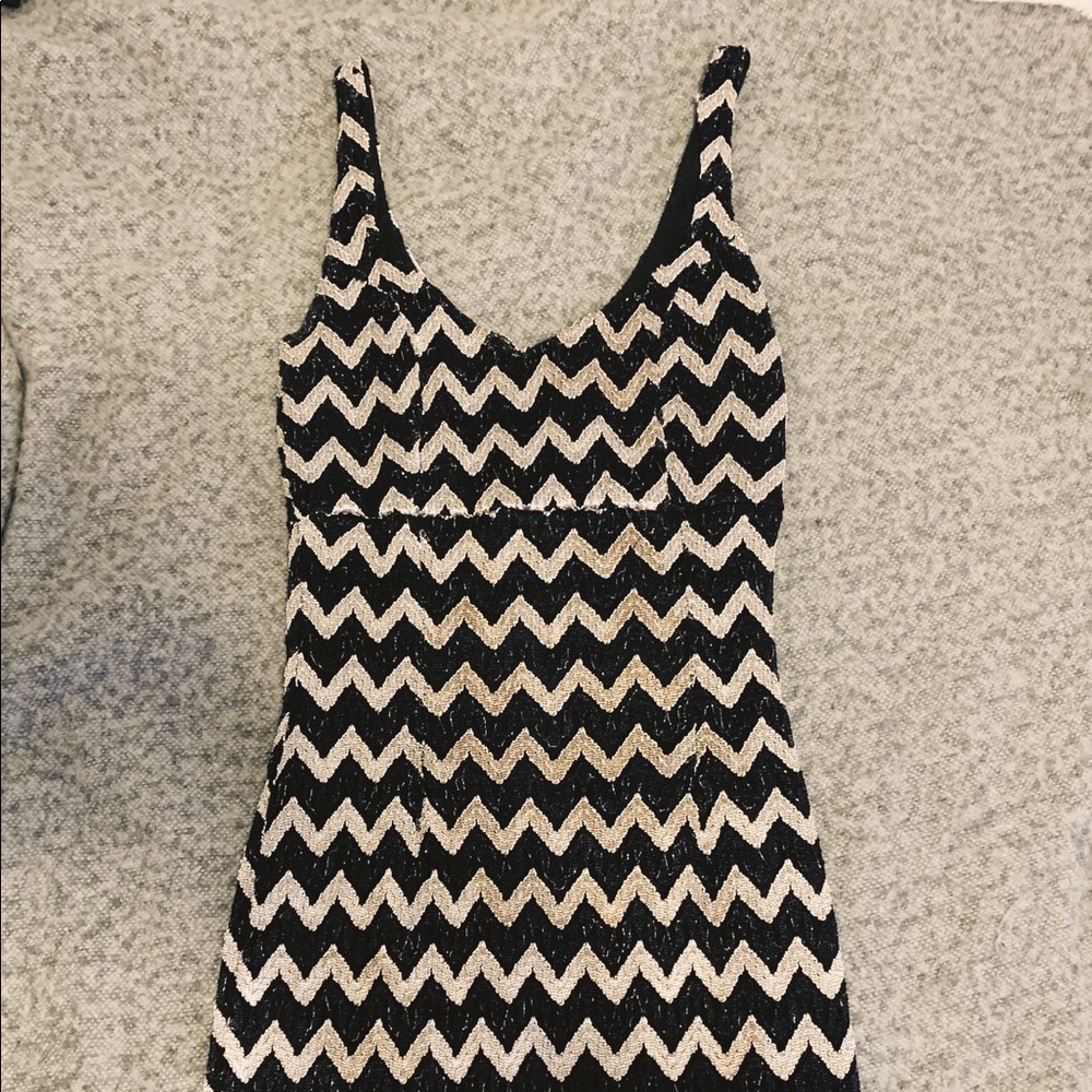 Windsor Black and Silver Dress